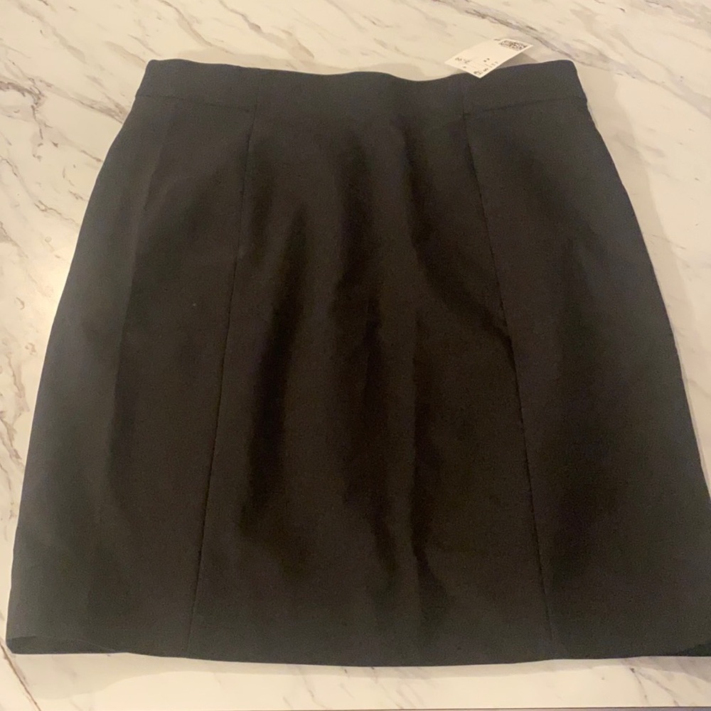 Black pencil skirt